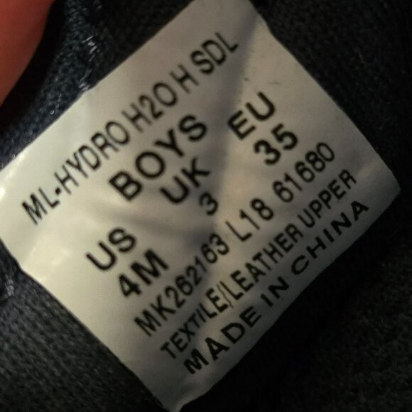 Merrell Boys Hydro H2O Sandals Size 4M Navy & Yellow Durable Athletic Footwear - Picture 9 of 10